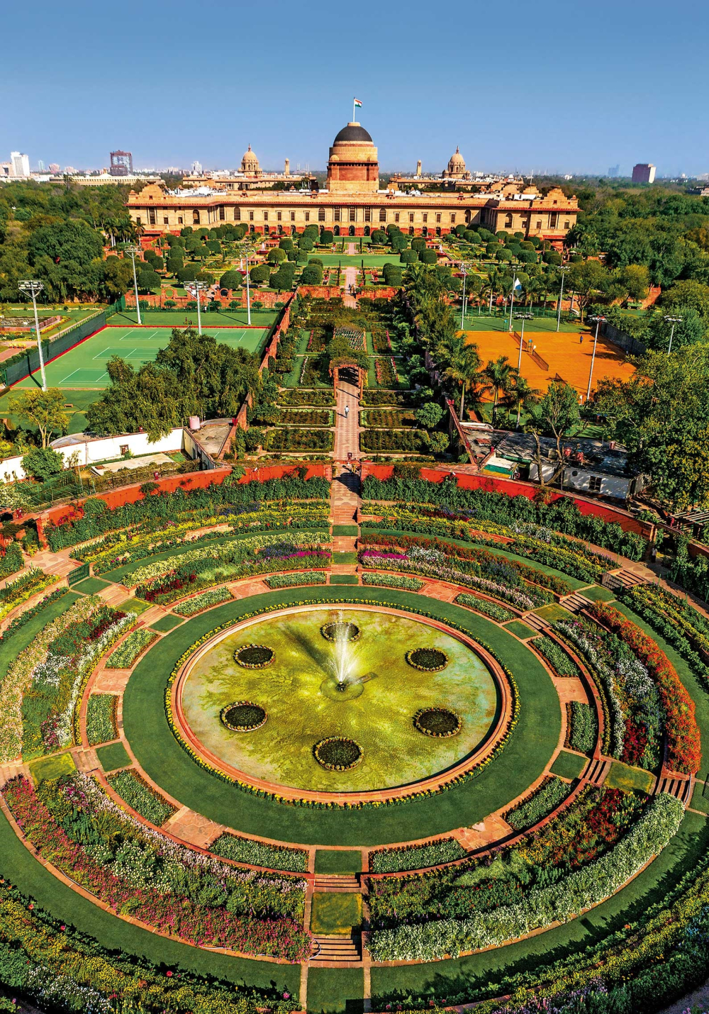 Mughal Gardens of Rashtrapati Bhavan The State Garden in Public